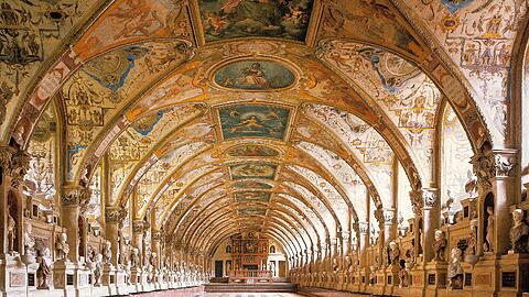 Der größte und prächtigste Renaissance-Saal nördlich der Alpen: das Antiquarium in der Residenz.