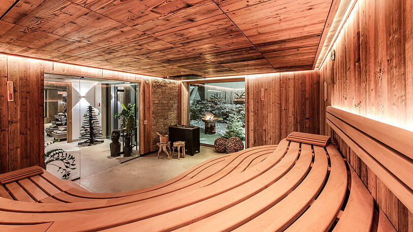 Finnische Sauna Hotel das Alois in Tux im Zillertal.