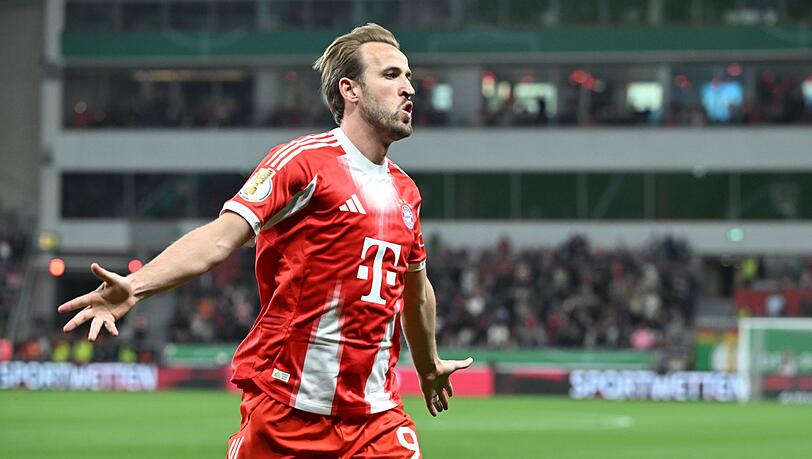 Typisches Bayern-Bild: Harry Kane beim Torjubel. (Archivbild)