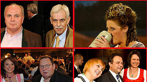 Starkbieranstich auf dem Nockherberg - das ist auch ein Zusammentreffen von Politik und Glamour, Sport und Wirtschaft. Der Promi-Auflauf 2012 in Bildern.