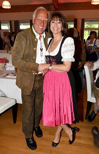 Franz Bulle Roth mit Freundin Helena von Sarközy