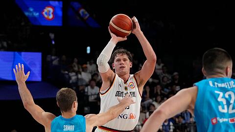 Reist mit jeder Menge Selbstvertrauen nach Manila: DBB-Forward Moritz Wagner (M).