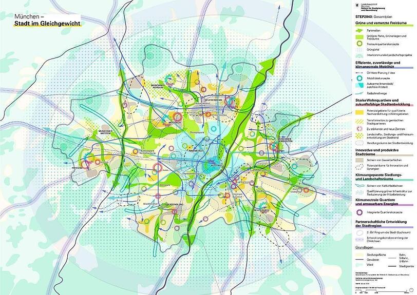 Bunt und ein wenig verwirrend sieht der Stadtentwicklungsplan auf den ersten Blick aus. Bunt und ein wenig verwirrend sieht der Stadtentwicklungsplan auf den ersten Blick aus.