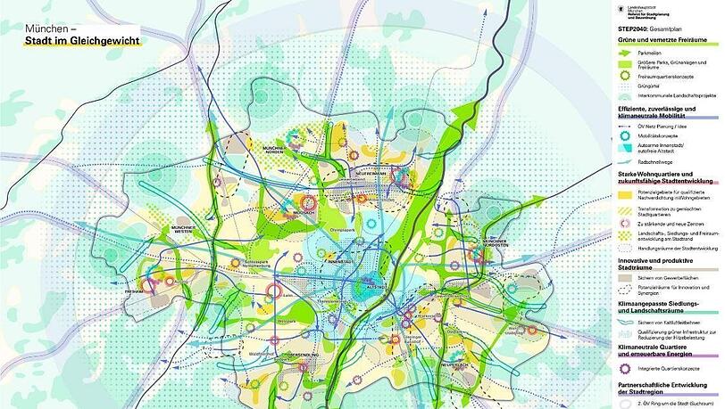 Bunt und ein wenig verwirrend sieht der Stadtentwicklungsplan auf den ersten Blick aus. Bunt und ein wenig verwirrend sieht der Stadtentwicklungsplan auf den ersten Blick aus.