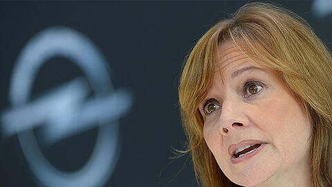 Die Vorstandsvorsitzende von General Motors Mary Barra fand lobende Worte für die Europa-Tochter Opel.