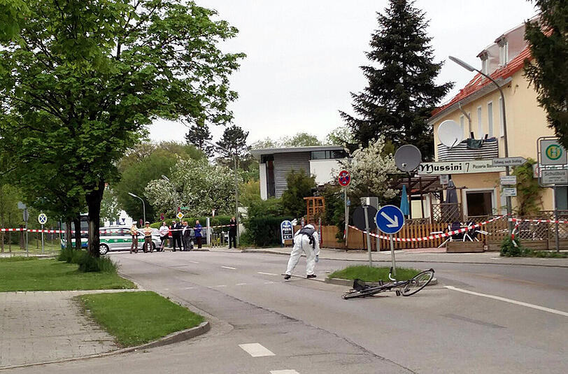 Tödliche Messerstecherei in Grafing-Bahnhof. Die Bilder vom Tatort.