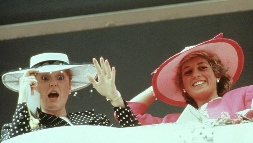 Sarah Ferguson und Prinzessin Diana im Jahr 1987