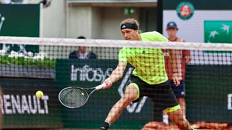 Alexander Zverev hatte zum Auftakt der French Open keine Mühe.