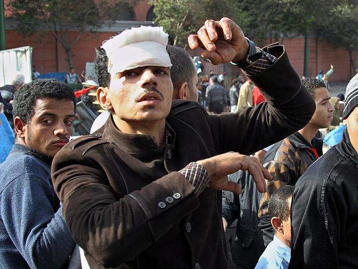 Bei den Protesten in Kairo kam es zu zahlreichen Verletzten