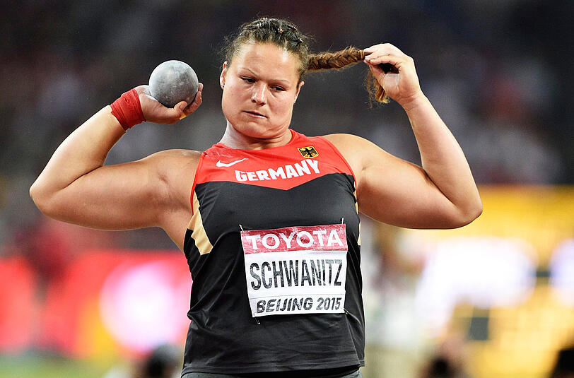 Deutschlands Kugelstoßerin Nummer eins, Christina Schwanitz, hat sich bei der WM in Peking erstmals den Titel als Weltmeisterin gesichert.
