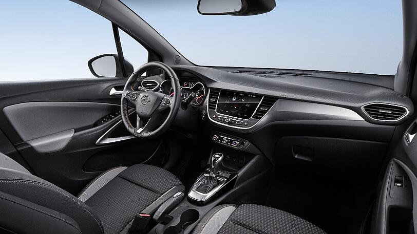 Aufgeräumt und hochwertig: der Innenraum des Opel Crossland X.
