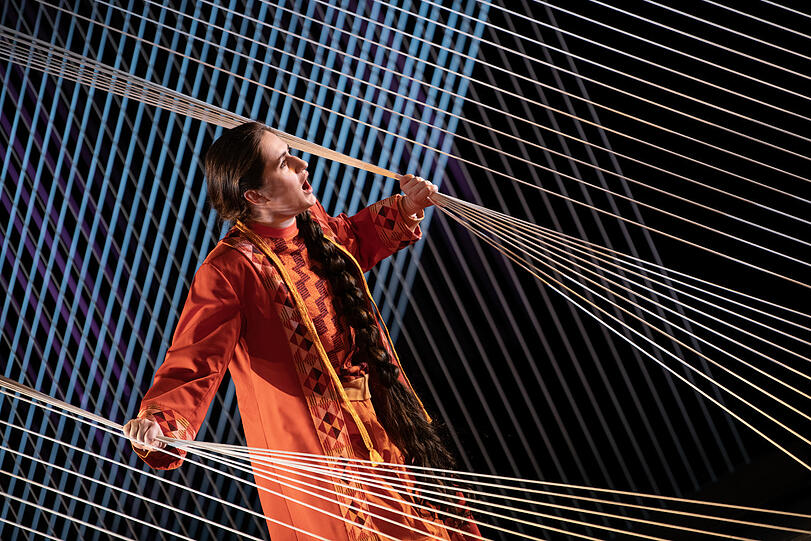Eine Szene aus "Zanaida" im Prinzregententheater.