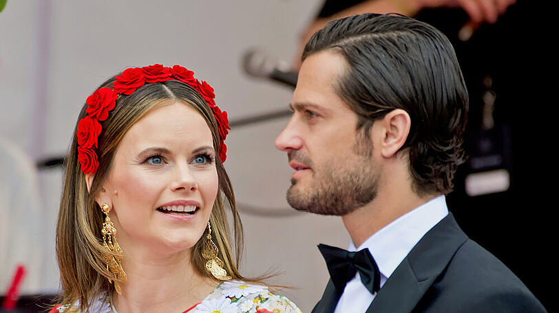 Prinzessin Sofia und Prinz Carl Philip von Schweden sind Corona-positiv.