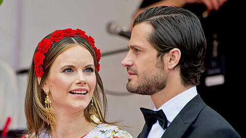 Prinzessin Sofia und Prinz Carl Philip von Schweden sind Corona-positiv.