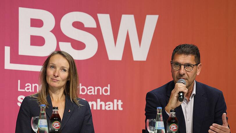 Thomas Schulze und Claudia Wittig (beide BSW) wollen mit der AfD sprechen. (Archivbild)