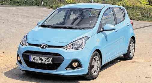 Nett anzusehen und mit reichlich Platz innendrin: Hyundai hat den i10 neu eingekleidet, dabei ist er deutlich gewachsen. Hans-Georg Fischer