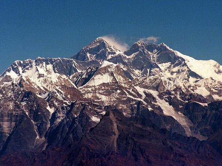 Blick auf den Himalaya