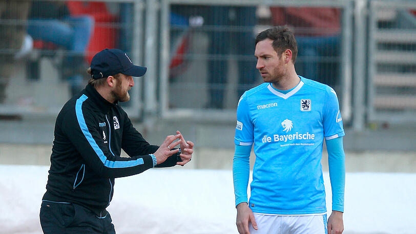 Erfolgsgaranten beim TSV 1860: Trainer Daniel Bierofka (l.) und Torjäger Markus Ziereis.