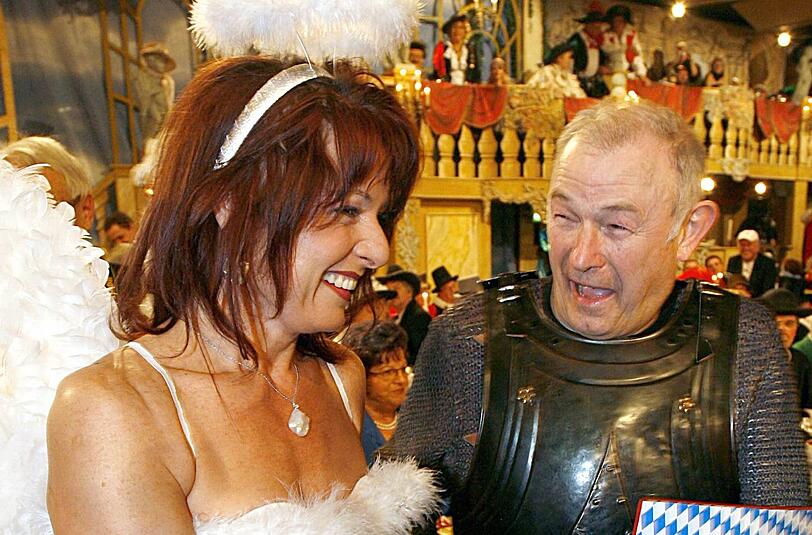 Gabriele Pauli und Günther Beckstein im Jahr 2007.