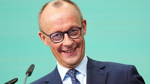Hat seit der Wahl gut lachen: Friedrich Merz.