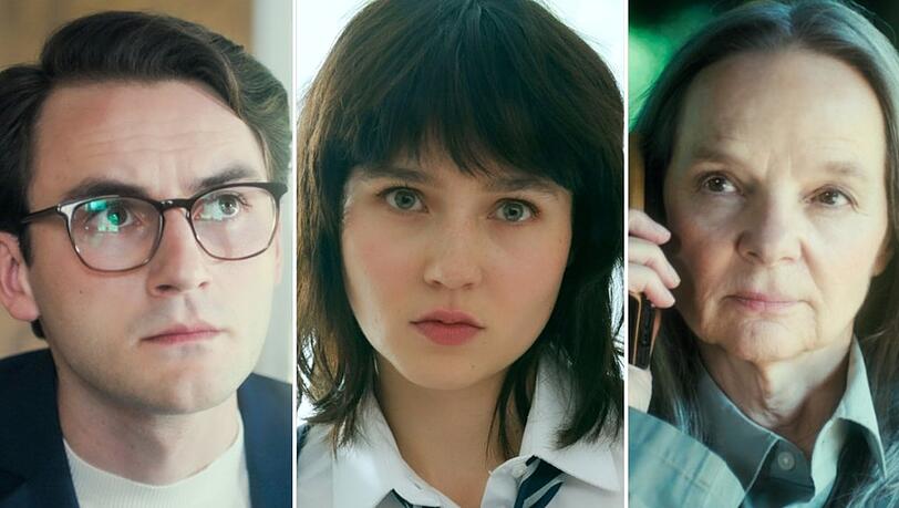 "Tage, die es nicht gab - T&ouml;dliche Geheimnisse": Das Ermittlerduo Gruppeninspektor Leodolter (Tobias Resch) und die pensionierte Majorin Elfriede Gr&uuml;nberger (Sissy H&ouml;fferer, r.) m&uuml;ssen den Mord an Emily (Paulina Hobratschk, M.) aufkl&auml;ren.