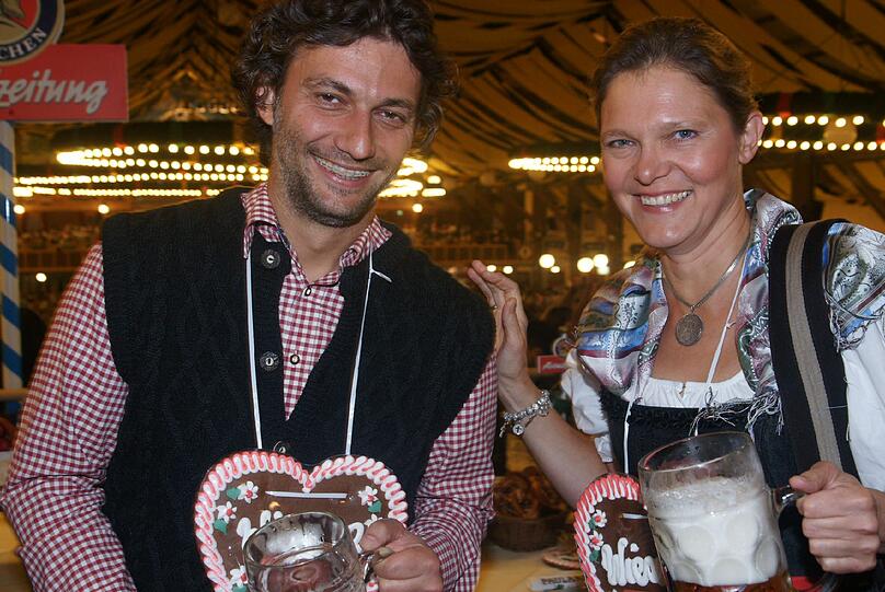Opernstar Jonas Kaufmann mit Ehefrau Margarete Joswig