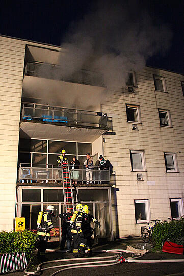 Die Bilder vom Feuerwehreinsatz in Waldkraiburg.