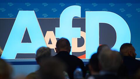 Europawahlversammlung der AfD in Magdeburg.