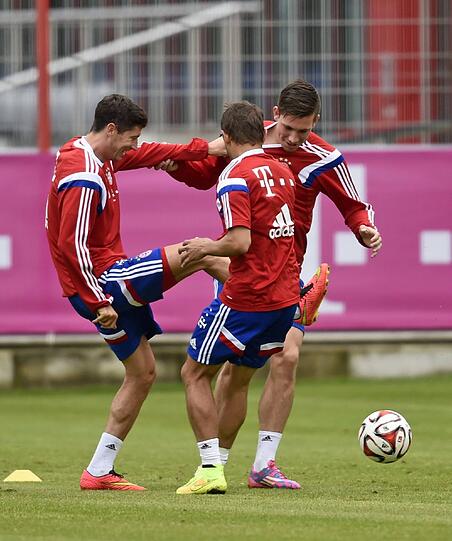 Bilder vom Bayern-Training!
