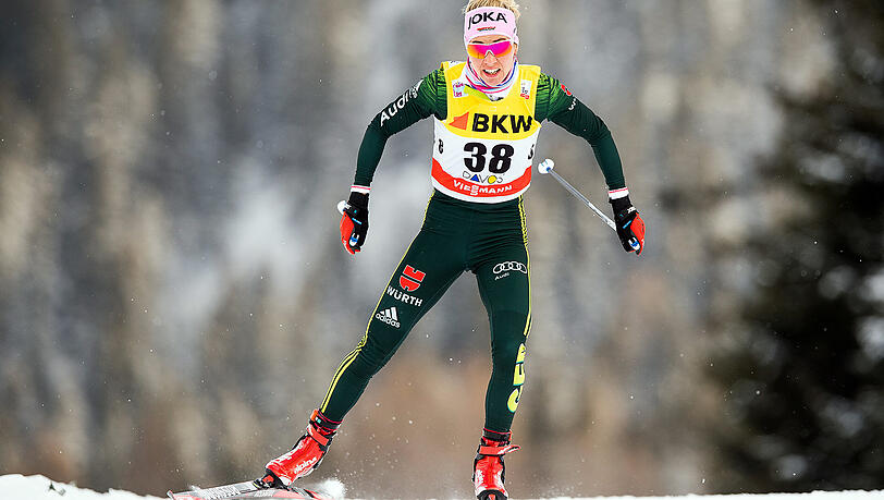Stefanie Böhler beim Weltcup Sprint Freistil der Damen Anfang Dezember 2017 in Davos (Schweiz). Stefanie Böhler beim Weltcup Sprint Freistil der Damen Anfang Dezember 2017 in Davos (Schweiz).