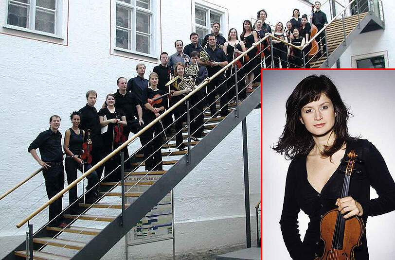 Hermina Szabó spielt am Mittwoch im Hubertussaal im Nymphenburger Schloss mit der Camerata Andechs ein feierliches Adventskonzert.