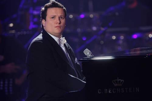 Piano-Mann Holger Göpfert aus Würzburg begeisterte mit "We are the Champions".