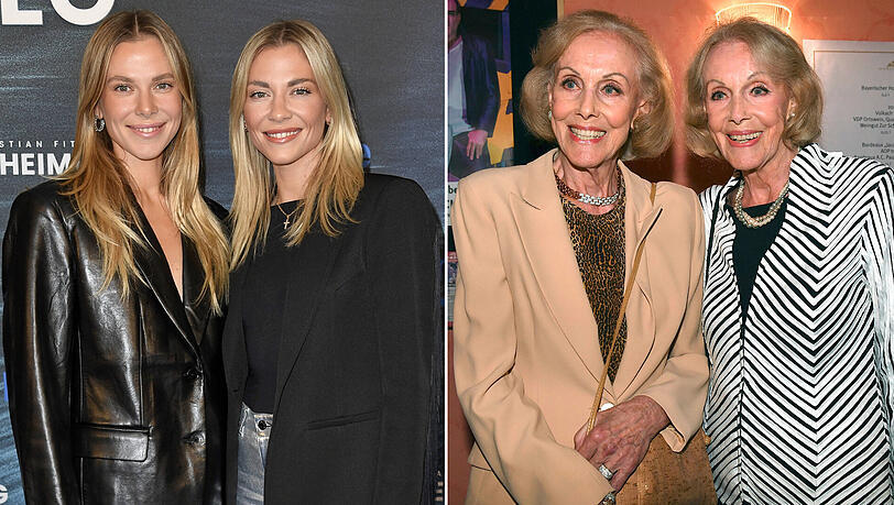 Alice und Ellen Kessler waren Vorbilder für die Münchner Promi-Zwillinge Cheyenne und Valentina Pahde