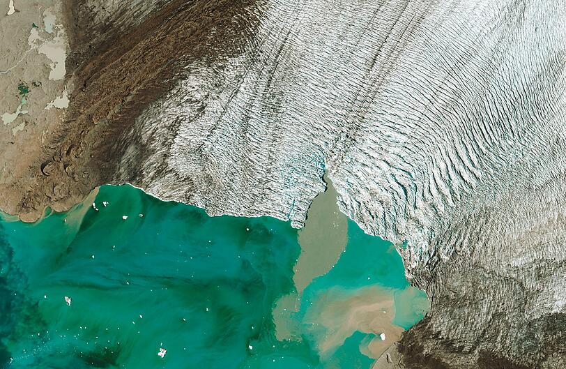Vatnajökull: Vom Mittelmeer zum Eismeer: Gletscherlagune auf Island.