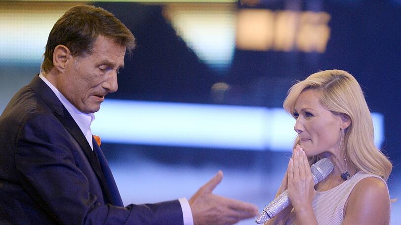 Drei Monate vor seinem Tod: Udo Jürgens und Helene Fischer stehen gemeinsam auf der Bühne.
