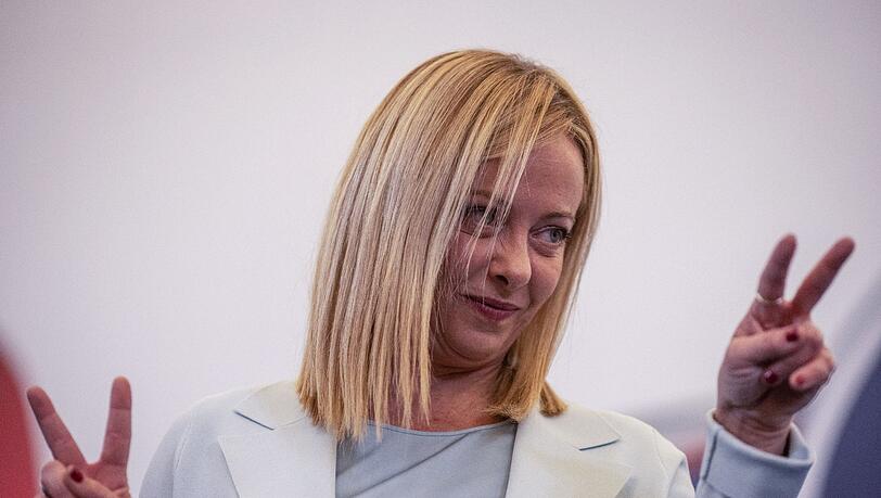 Giorgia Meloni ist die Wahlsiegerin in Italien.