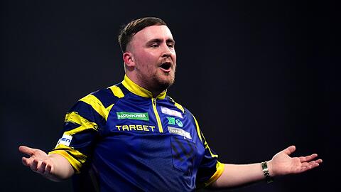 Littler hatte im Achtelfinale zu k&auml;mpfen.