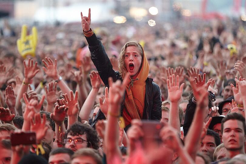 Die Bilder vom ersten Tag des Festivals Rock am Ring 2016 in Mendig.