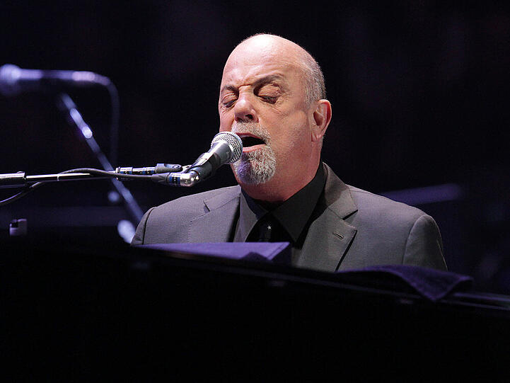 Billy Joel beim ersten seiner regelmäßigen Auftritte im Madison Square Garden im Januar