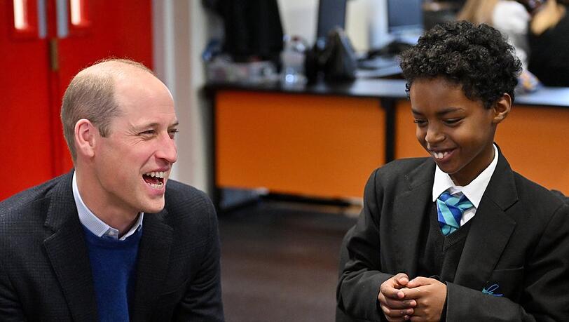 Prinz William besuchte ein Jugendzentrum in Manchester.