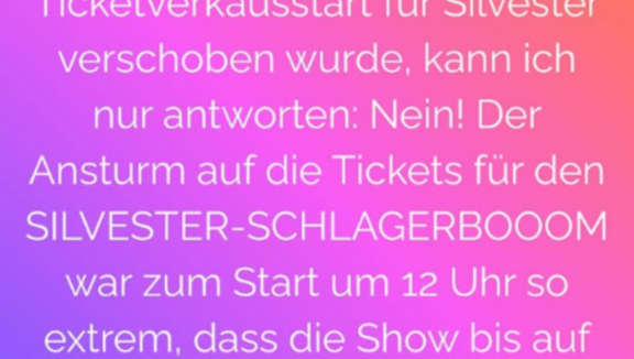 Florian Silbereisen klärt ein Missverständnis auf, das sich in Bezug auf den kommenden "Silvester-Schlagerboom" bemerkbar machte. Florian Silbereisen klärt ein Missverständnis auf, das sich in Bezug auf den kommenden "Silvester-Schlagerboom" bemerkbar machte.