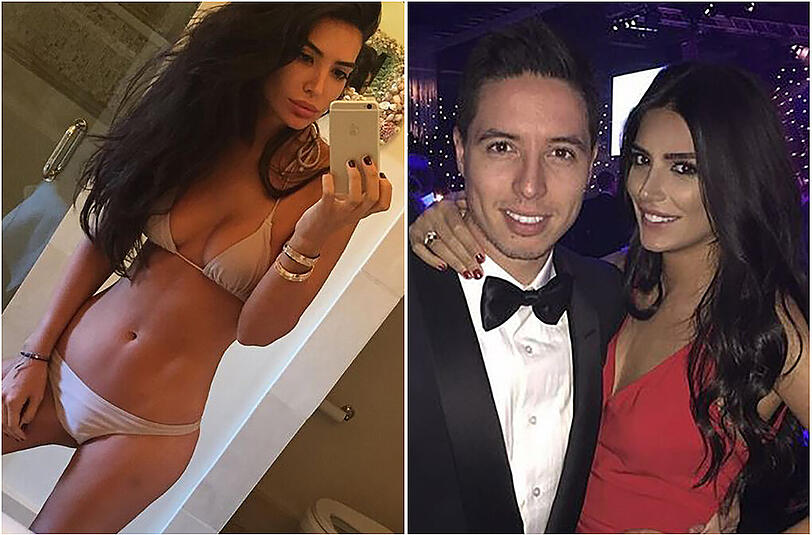 Manchester City: Samir Nasir ist mit dem schönen Model Anara Atanes zusammen.