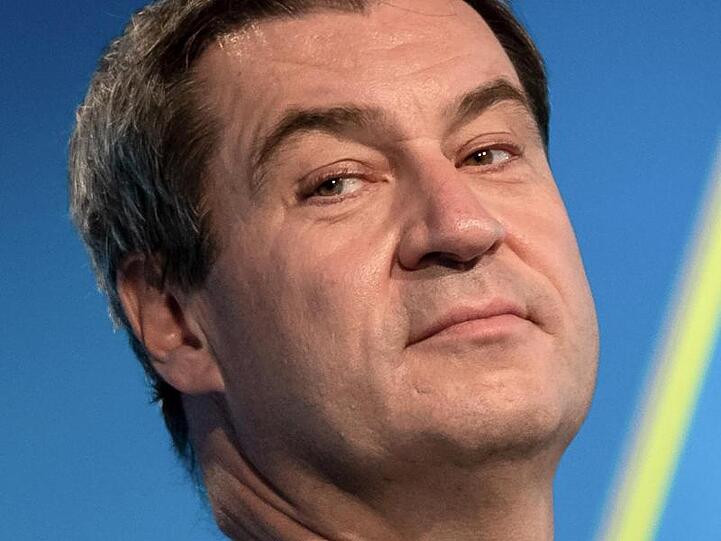 Markus Söder, CSU-Parteivorsitzender und Ministerpräsident von Bayern, bei einer CSU-Vorstandssitzung. Foto: Peter Kneffel/Archivbild