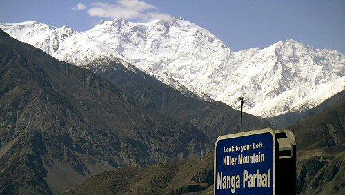 Blick auf den Nanga Parbat Blick auf den Nanga Parbat