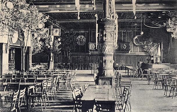 Ein Haus mit Geschichte. Im Jahr 1910 befand sich am Kapuzinerplatz die Gastst&auml;tte von Thomasbr&auml;u.