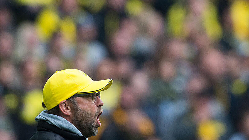 Jürgen Klopp mit einer Kampfansage an den FC Bayern. Jürgen Klopp mit einer Kampfansage an den FC Bayern.