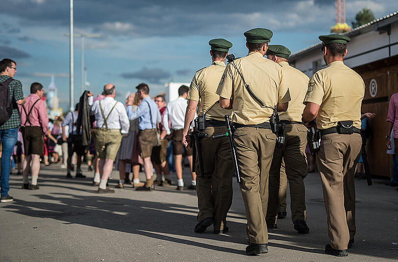 Auch am Italienerwochenende hatte die Polizei auf der Wiesn alle Hände voll zu tun.