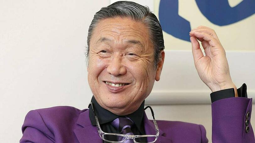 Modedesigner Kansai Yamamoto war für seine avantgardistischen Kreationen bekannt.