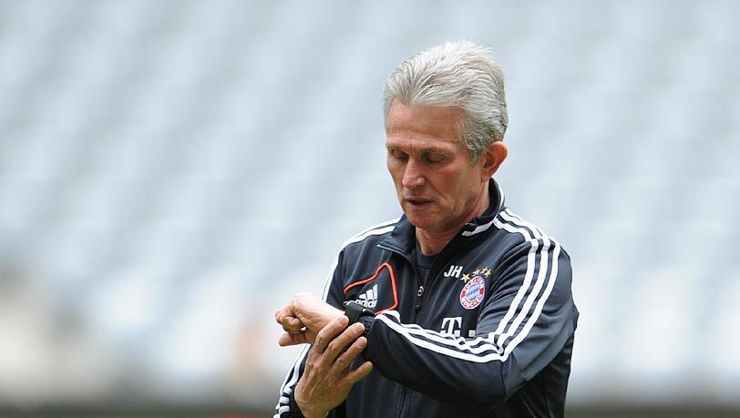 Trainer Jupp Heynckes bei den Medien-Tagen des FC Bayern in der Allianz Arena Trainer Jupp Heynckes bei den Medien-Tagen des FC Bayern in der Allianz Arena