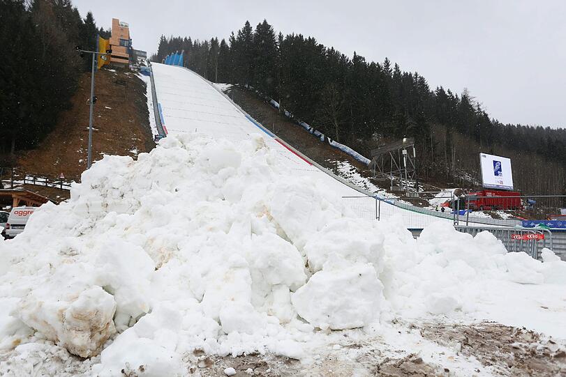 Skifliegen am Kulm ist abgesagt worden wegen Sturm